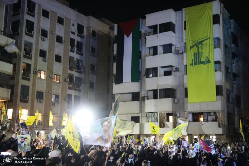 مراسم شب شهادت سید حسن نصرالله