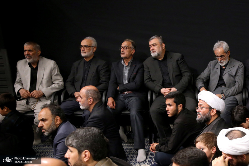 آخرین شب مراسم عزاداری حضرت اباعبدالله الحسین (ع) در حسینیه امام خمینی