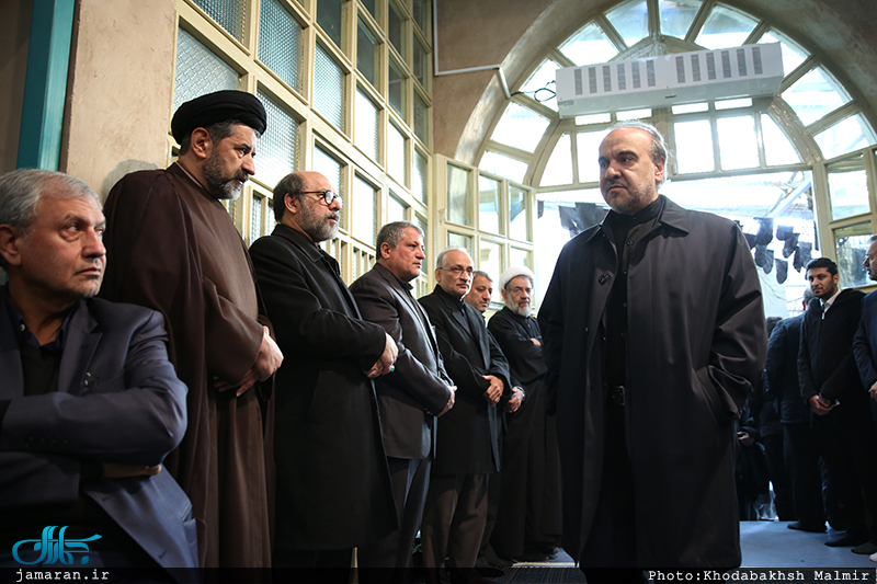 مراسم وداع با پیکر آیت الله هاشمی رفسنجانی(ره) در حسینیه جماران