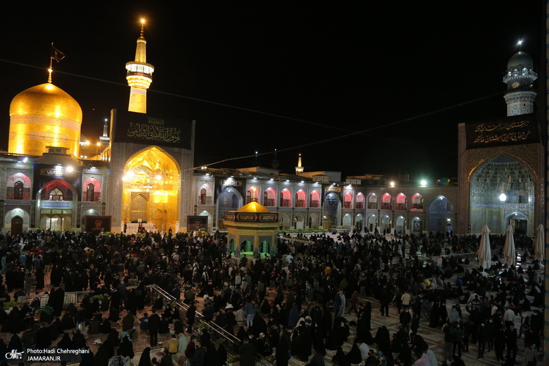 شب شهادت امام رضا(ع) در مشهد مقدس