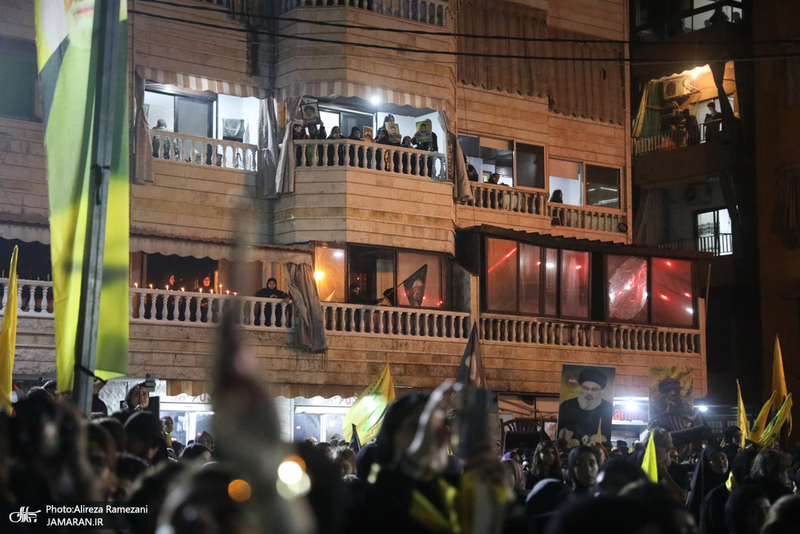 مراسم شب شهادت سید حسن نصرالله