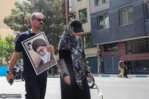 مراسم وداع با رهبر شهید انقلاب در مصلی تهران -3