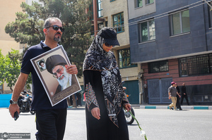 مراسم وداع با رهبر شهید انقلاب در مصلی تهران -3