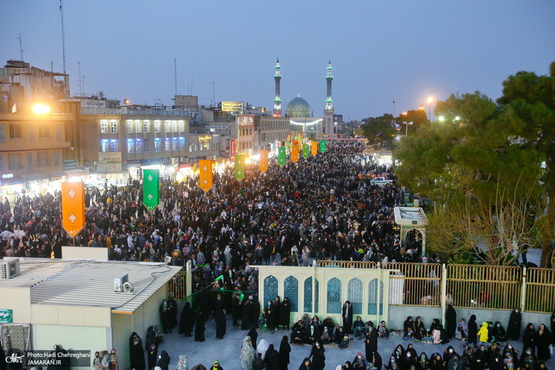 مراسم آغاز  سال 1401 در حرم کریمه اهل بیت (ع)‎