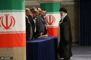حضور رهبر معظم انقلاب اسلامی در انتخابات ریاست جمهوری چهاردهم