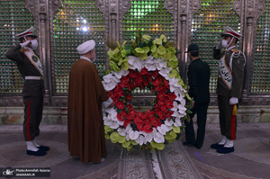 تجدید میثاق فرزندان کارکنان آماد و پشتیبانی سپاه با آرمان‌های حضرت امام(س)