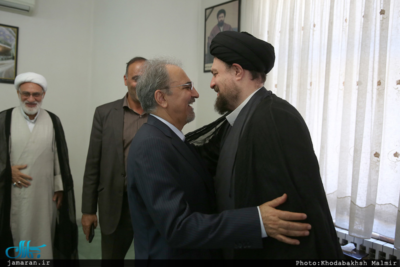 ادای احترام شهردار و اعضای شورای شهر پنجم نسبت به مقام شامخ حضرت امام(س)