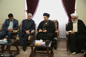 دیدار اعضای هیئت امنای هیئت رزمندگان اسلام مدافع حرم با سید حسن خمینی