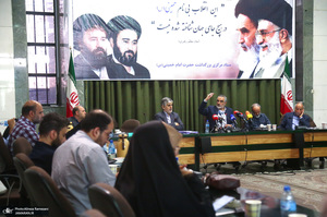 نشست خبری محمدعلی انصاری دبیر ستاد مرکزی بزرگداشت امام خمینی (س)