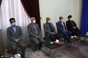 دیدار اعضای شورای عالی و هیات رئیسه سازمان نظام پرستاری با سید حسن خمینی