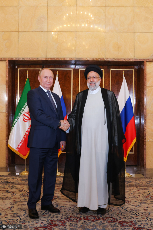 دیدار پوتین با حجت الاسلام و المسلمین رئیسی