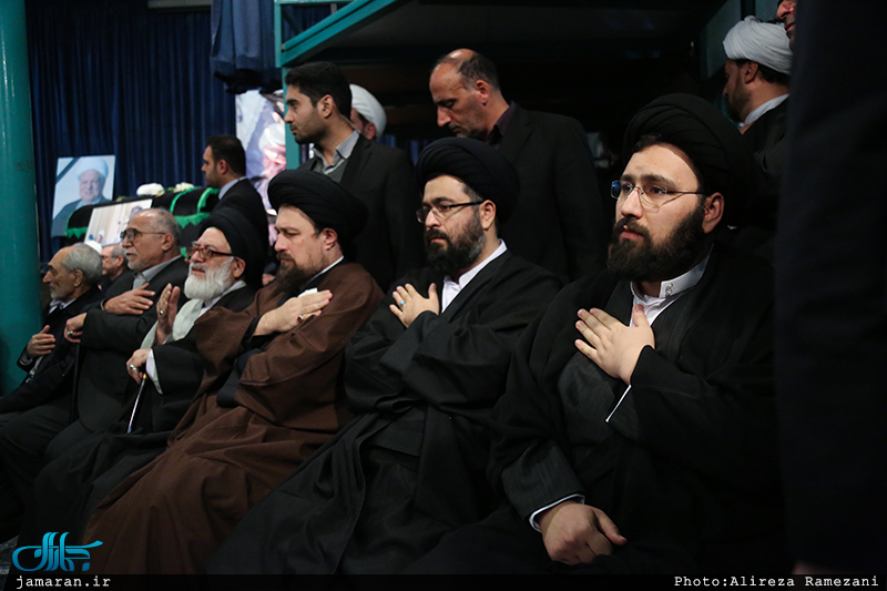 مراسم وداع با پیکر آیت الله هاشمی رفسنجانی(ره) در حسینیه جماران-15