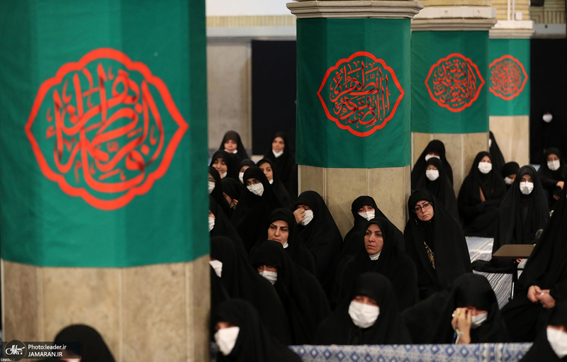 اولین شب مراسم عزاداری حضرت فاطمه‌ زهرا (س) در حسینیه امام خمینی