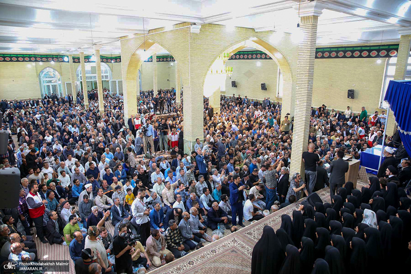 حضور سید حسن خمینی در روستای خیارج استان قزوین -3