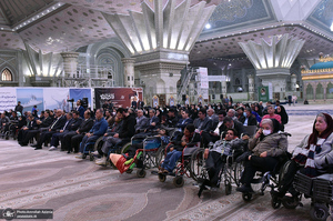 تجدید میثاق افراد دارای معلولیت و خدمتگزارن آنان با آرمان حضرت امام خمینی (س)