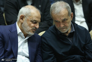 مراسم ختم مادر مهدی طباطبایی