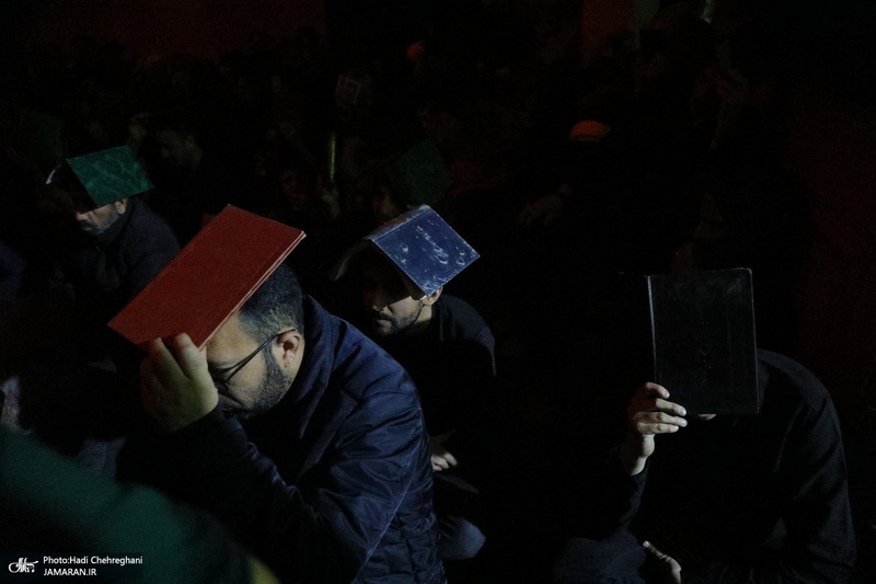 احیای شب بیست و سوم ماه مبارک رمضان در تکیه حاج سید حسن قم