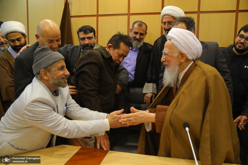 دیدار اساتید و روسای دانشگاه های کشورهای اسلامی با آیت الله العظمی جوادی آملی‎