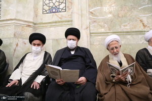 مراسم بزرگداشت همسر آیت الله جوادی آملی در مسجد اعظم قم