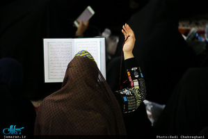 مراسم احیاء شب نوزدهم ماه مبارک رمضان در حرم مطهر حضرت معصومه(س)