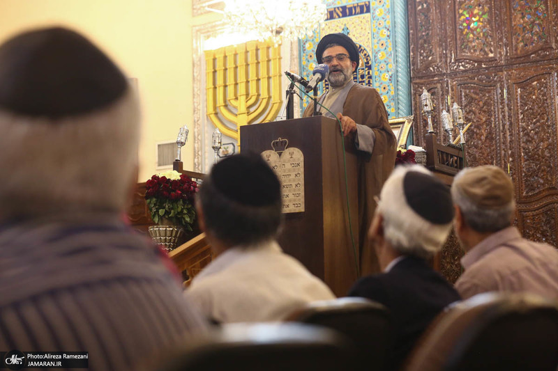 مراسم ادای احترام جامعه کلیمیان به مقام شامخ حضرت امام خمینی (س)