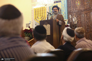 مراسم ادای احترام جامعه کلیمیان به مقام شامخ حضرت امام خمینی (س)