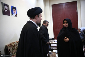 حاشیه دیدار نمایندگان مجلس با سید حسن خمینی