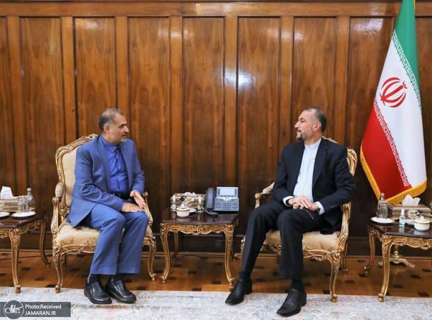 دیدار و گفت و گوی سفرای ایران در روسیه، عراق و سنگاپور با امیرعبداللهیان