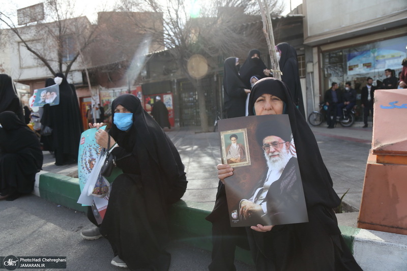 راهپیمایی 22 بهمن در قم -1