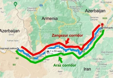 جاده ترامپ و اختناق ایران؟! اهداف پشت کریدور زنگزور چه هستند؟