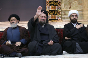 مراسم سوگواری شب اربعین حسینی(ع) در حرم امام خمینی(س)