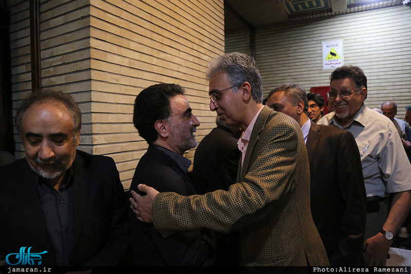 مراسم بزرگداشت پدر مصطفی تاجزاده در مسجد نور تهران