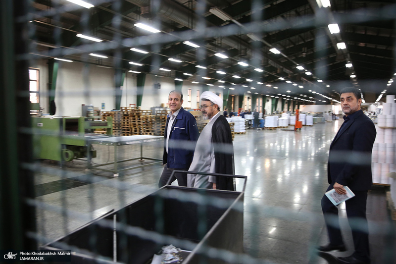 بازدید رئیس موسسه تنظیم و نشر آثار امام خمینی(س) از شرکت چاپ و نشر بانک ملی