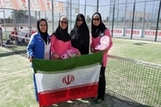 بانوان پدل تنیس ایران نقره ای شدند