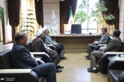 دیدار اعضای شورای سیاستگذاری همایش وکلای شرعی امام خمینی(س) با شهردار قم