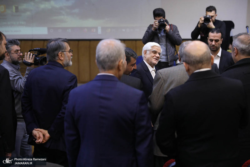 مراسم استاد ممتازی دانشگاه صنعتی شریف با حضور عارف