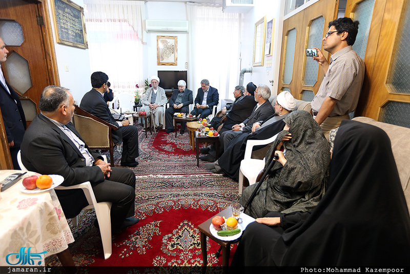 دیدارهای خانواده آیت الله هاشمی رفسنجانی با آیات و مراجع عظام