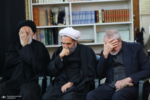 مراسم عزاداری شب شهادت حضرت فاطمه (س) در دارالزهرا (س)