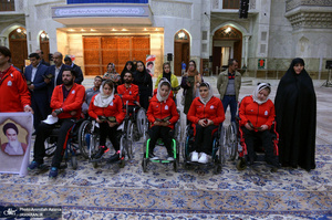 تجدید میثاق ورزشکاران جانباز و معلول استان تهران با آرمان های حضرت امام خمینی(س)