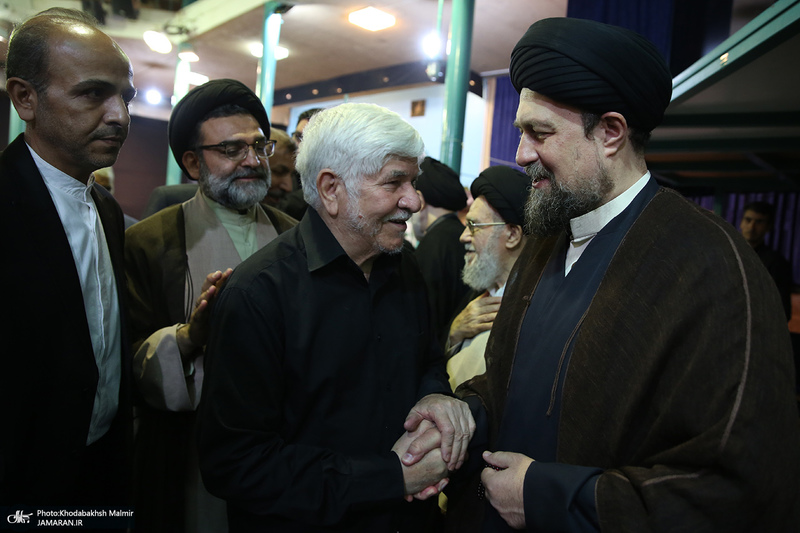 مراسم بزرگداشت آیت الله حسن صانعی (ره) در حسینیه جماران -1