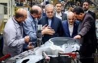 بازدید پزشکیان از خط تولید خودروسازی  (1)