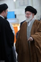 حضور رهبر معظم انقلاب در حرم مطهر حضرت امام خمینی