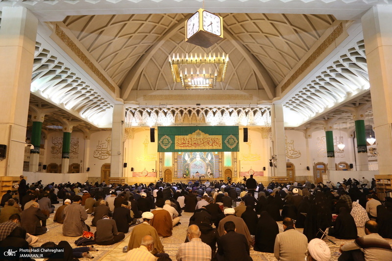 مراسم وداع با پیکر مطهر بانوی شهیده فاطمه اسدی