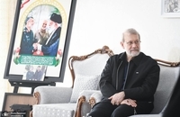 دیدار علی لاریجانی با خانواده‌ی شهیدان سرلشکر حاجی‌زاده و سرلشکر محمود باقری (8)