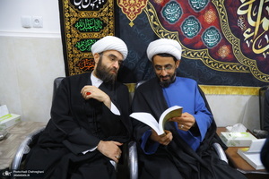 عزاداری شهادت حضرت فاطمه (س) در بیت آیت الله دوستی زنجانی‎