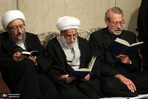 مراسم ترحیم و بزرگداشت آیت‌الله هاشمی شاهرودی(ره) با حضور رهبر معظم انقلاب