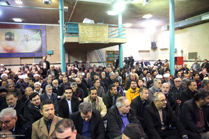 مراسم سالگرد رحلت آیت‌الله سید محمد موسوی بجنوردی در حسینیه جماران  -1