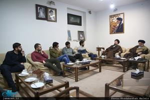 دیدار اعضای شورای مرکزی انجمن اسلامی دانشجویان دانشگاه تهران و علوم پزشکی تهران با سید حسن خمینی