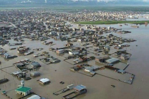 بندر ترکمن در محاصره آب و فاضلاب