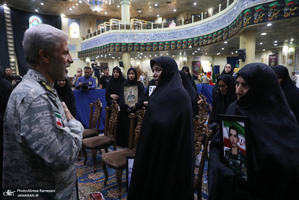 مراسم تکریم ۵۷ شهید گلگون کفن ارتش جمهوری اسلامی ایران